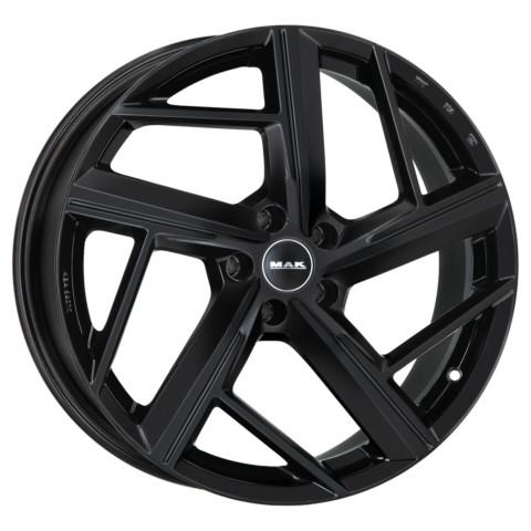 MAK Qvattro 8,5x19 5*112 Et:38 Dia:66,45 Gloss Black MAK Qvattro 8,5x19 5*112 Et:38 Dia:66,45 Gloss Black