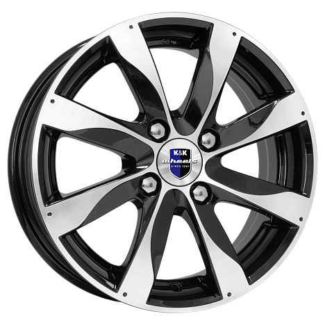 K&K Джемини 6x15 4*100 Et:45 Dia:54,1 алмаз черный K&K Джемини 6x15 4*100 Et:45 Dia:54,1 алмаз черный