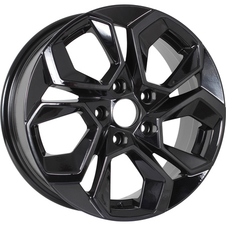 KDW KD1620 6,5x16 5*112 Et:45 Dia:57,1 Black_Painted KDW KD1620 6,5x16 5*112 Et:45 Dia:57,1 Black_Painted