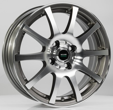 Megami MGM-2 6x15 5*100 Et:38 Dia:57,1 gmf Megami MGM-2 6x15 5*100 Et:38 Dia:57,1 gmf