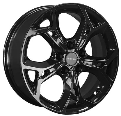 Khomen 1702 7x17 5*110 Et:46 Dia:63,3 Black Khomen 1702 7x17 5*110 Et:46 Dia:63,3 Black