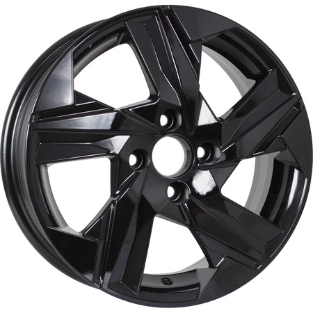 KDW KD1520 6x15 4*100 Et:46 Dia:54,1 Black_Painted KDW KD1520 6x15 4*100 Et:46 Dia:54,1 Black_Painted