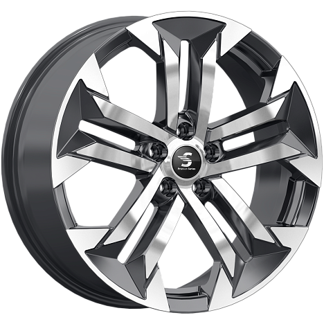 Premium Series КР015 7,5x19 5*108 Et:36 Dia:65,1 Diamond Black Gris Premium Series КР015 7,5x19 5*108 Et:36 Dia:65,1 Diamond Black Gris