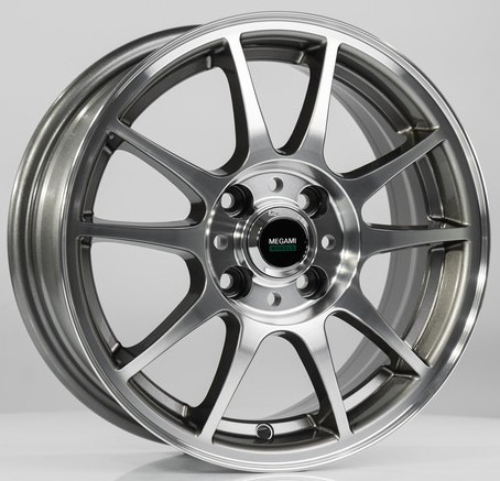 Megami MGM-5 6x15 4*100 Et:40 Dia:60,1 gmf Megami MGM-5 6x15 4*100 Et:40 Dia:60,1 gmf