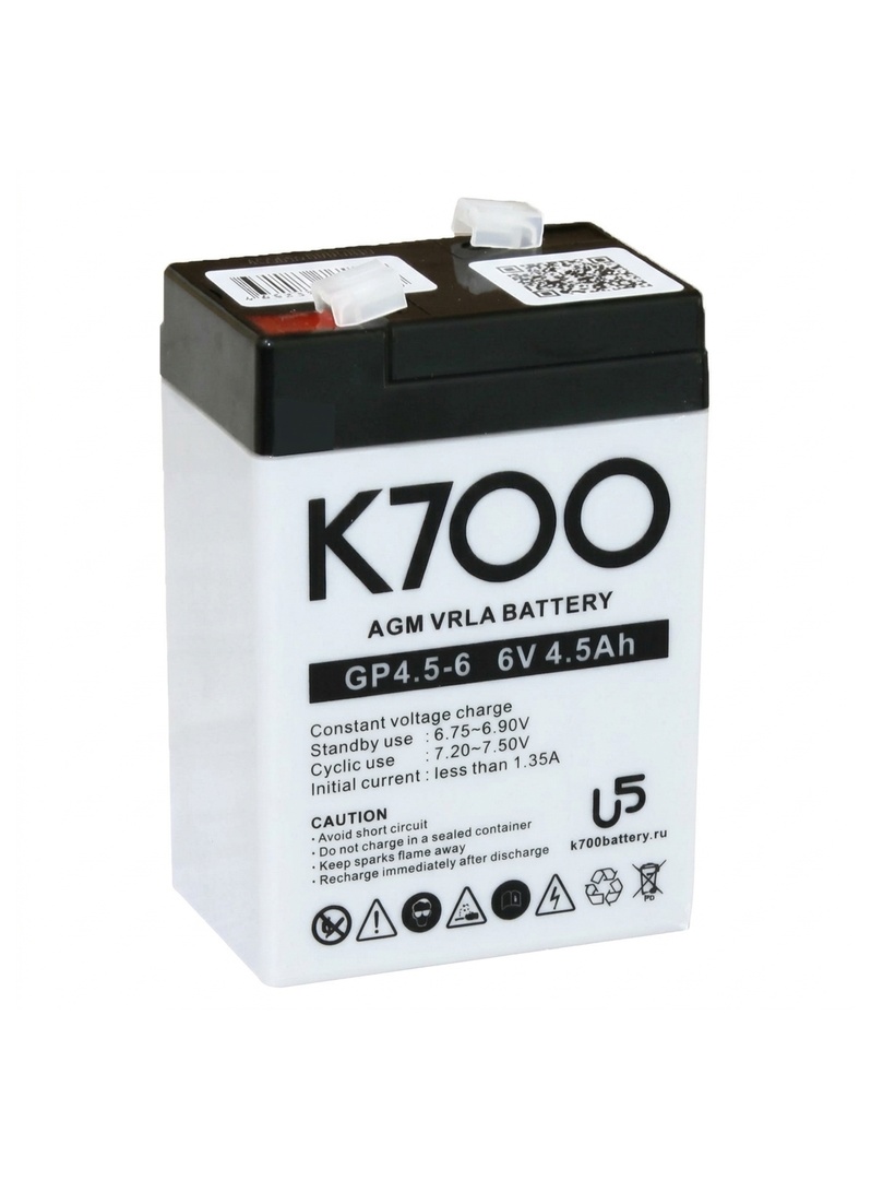 АКБ K700 4,5 Ач 6 Вольт GP4.5-6 АКБ K700 4,5 Ач 6 Вольт GP4.5-6