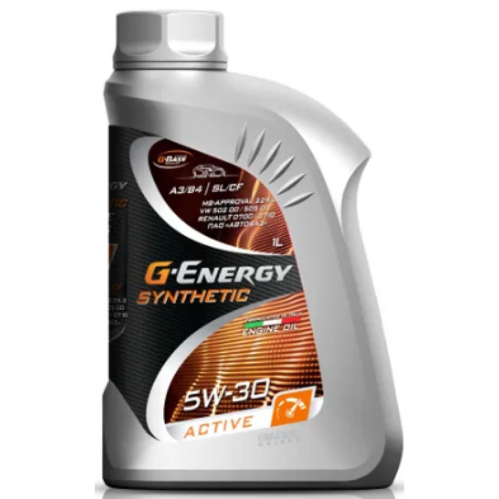 Масло моторное G-Energy Synthetic Active 5W-30 1 л канистра Масло моторное G-Energy Synthetic Active 5W-30 1 л канистра