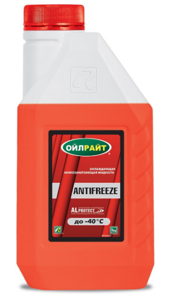 Антифриз OILRIGHT Пушкино красный 1 кг канистра