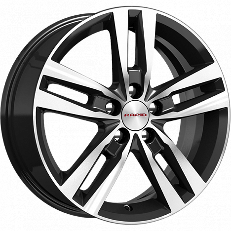 K&K Rassvet 6,5x16 5*105 Et:38 Dia:56,6 Алмаз чёрный K&K Rassvet 6,5x16 5*105 Et:38 Dia:56,6 Алмаз чёрный