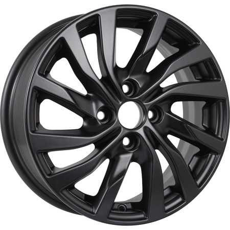 KDW KD1546 6x15 4*100 Et:50 Dia:60,1 Matt_Black_Painted KDW KD1546 6x15 4*100 Et:50 Dia:60,1 Matt_Black_Painted