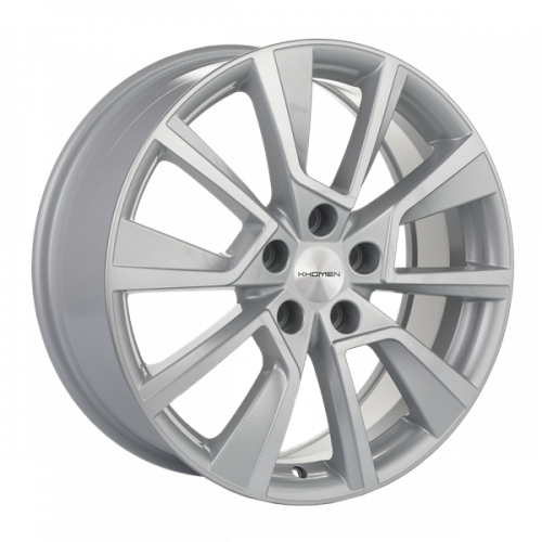 Khomen 1802 7x18 5*114,3 Et:45 Dia:60,1 F-Silver-FP Khomen 1802 7x18 5*114,3 Et:45 Dia:60,1 F-Silver-FP