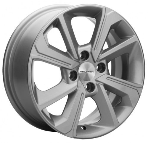 Khomen 1501 6x15 4*100 Et:46 Dia:54,1 F-Silver Khomen 1501 6x15 4*100 Et:46 Dia:54,1 F-Silver