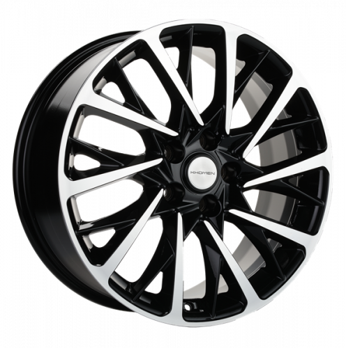 Khomen 1804 7,5x18 5*108 Et:45 Dia:65,1 Black-FP Khomen 1804 7,5x18 5*108 Et:45 Dia:65,1 Black-FP