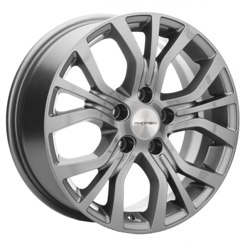 Khomen 1608 6,5x16 5*110 Et:46 Dia:63,3 Gray Khomen 1608 6,5x16 5*110 Et:46 Dia:63,3 Gray