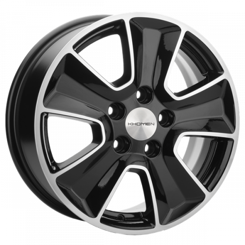 Khomen 1601 6,5x16 5*114,3 Et:50 Dia:67,1 Black-FP