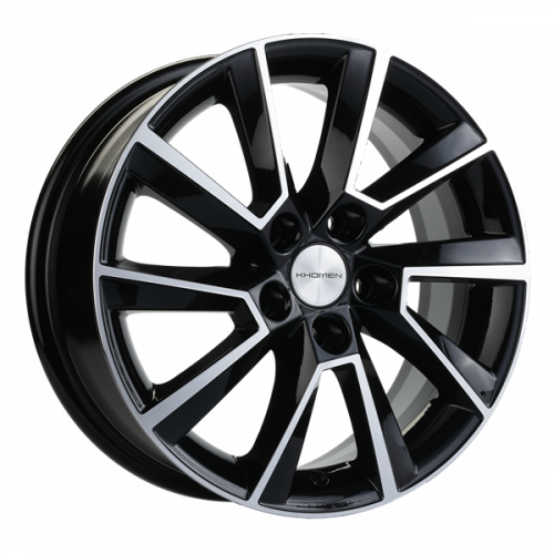Khomen 1507 6x15 5*100 Et:37 Dia:54,1 Black-FP