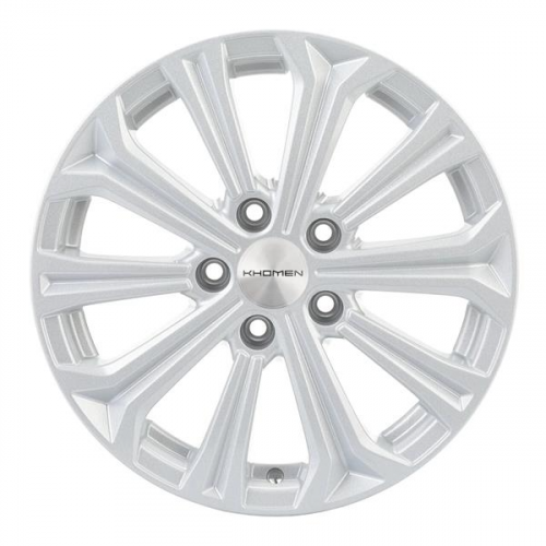 Khomen 1610 6,5x16 5*114,3 Et:43 Dia:67,1 F-Silver Khomen 1610 6,5x16 5*114,3 Et:43 Dia:67,1 F-Silver