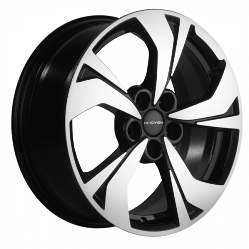 Khomen 1724 7x17 5*114,3 Et:35 Dia:66,1 Black-FP Khomen 1724 7x17 5*114,3 Et:35 Dia:66,1 Black-FP