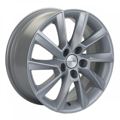 Khomen 1507 6x15 5*100 Et:40 Dia:57,1 F-Silver Khomen 1507 6x15 5*100 Et:40 Dia:57,1 F-Silver