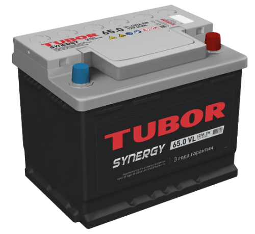 АКБ 6СТ - 65 Ач TUBOR SYNERGY VL АКБ 6СТ - 65 Ач TUBOR SYNERGY VL