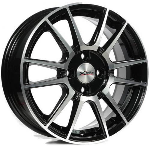 X'trike X-127 6x15 4*100 Et:45 Dia:54,1 BK/FP X'trike X-127 6x15 4*100 Et:45 Dia:54,1 BK/FP
