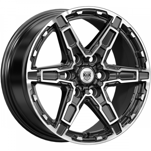 K&K Дистрикт 8x18 6*114,3 Et:25 Dia:66,1 алмаз чёрный K&K Дистрикт 8x18 6*114,3 Et:25 Dia:66,1 алмаз чёрный