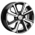 Khomen 1501 6x15 4*100 Et:50 Dia:60,1 Black-FP Khomen 1501 6x15 4*100 Et:50 Dia:60,1 Black-FP