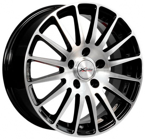 X'trike X-128 6,5x16 5*100 Et:40 Dia:67,1 BK/FP