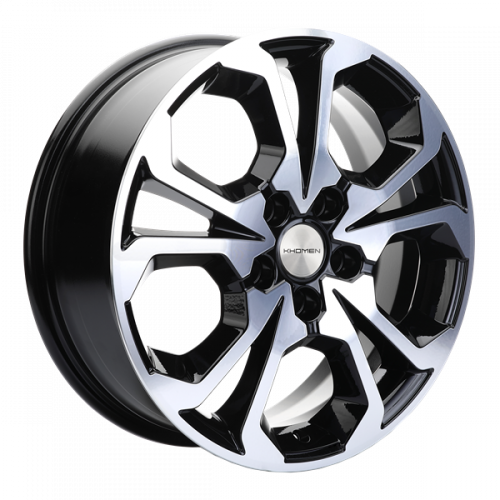 Khomen 1711 6,5x16 5*112 Et:46 Dia:57,1 BLACK-FP Khomen 1711 6,5x16 5*112 Et:46 Dia:57,1 BLACK-FP