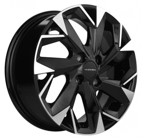 Khomen 1402 5,5x14 4*98 Et:35 Dia:58,6 Black-FP Khomen 1402 5,5x14 4*98 Et:35 Dia:58,6 Black-FP