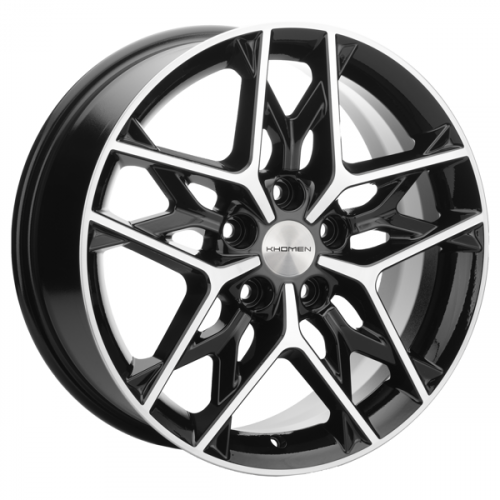 Khomen 1709 7x17 5*110 Et:45 Dia:67,1 Black-FP Khomen 1709 7x17 5*110 Et:45 Dia:67,1 Black-FP